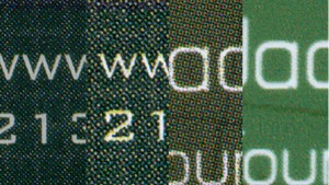 Zoomed card comparison