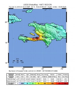 Haiti Earthquake ShakeMap